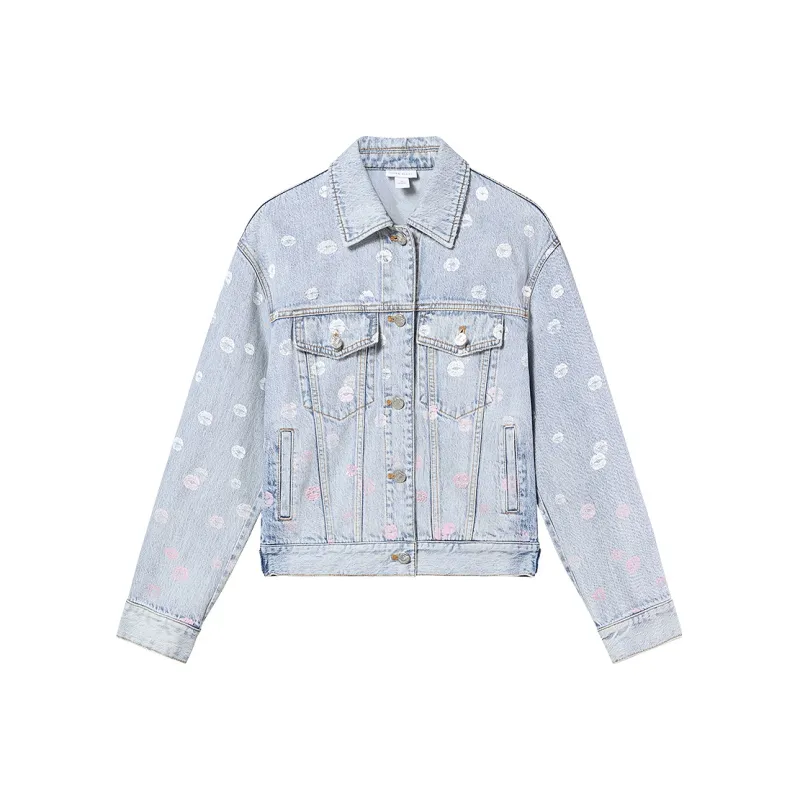 Miss Sixty Cropped Coats Women's Light Blue-0