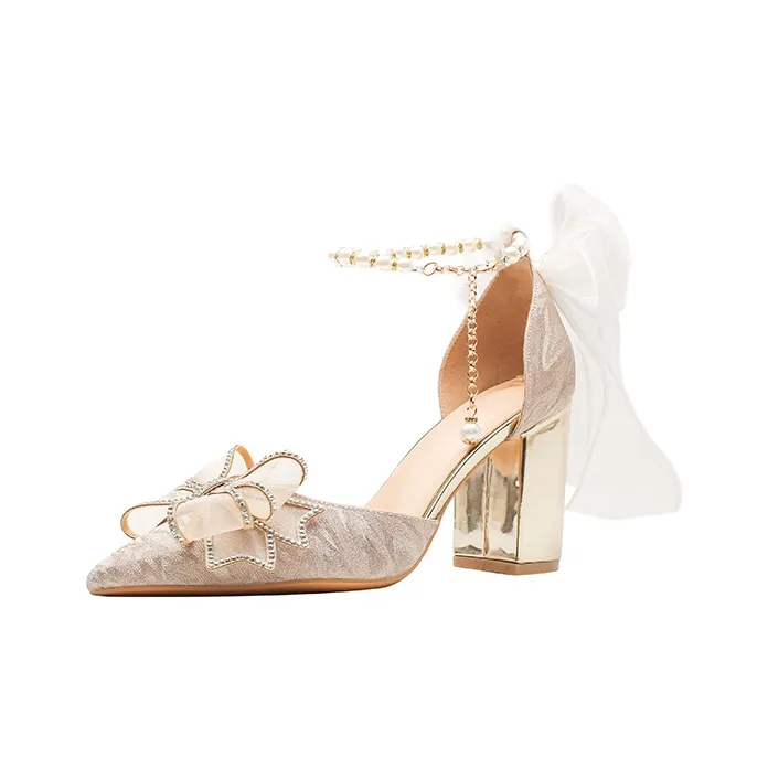 Zubumei Chunky Heel High Heels Women's-7