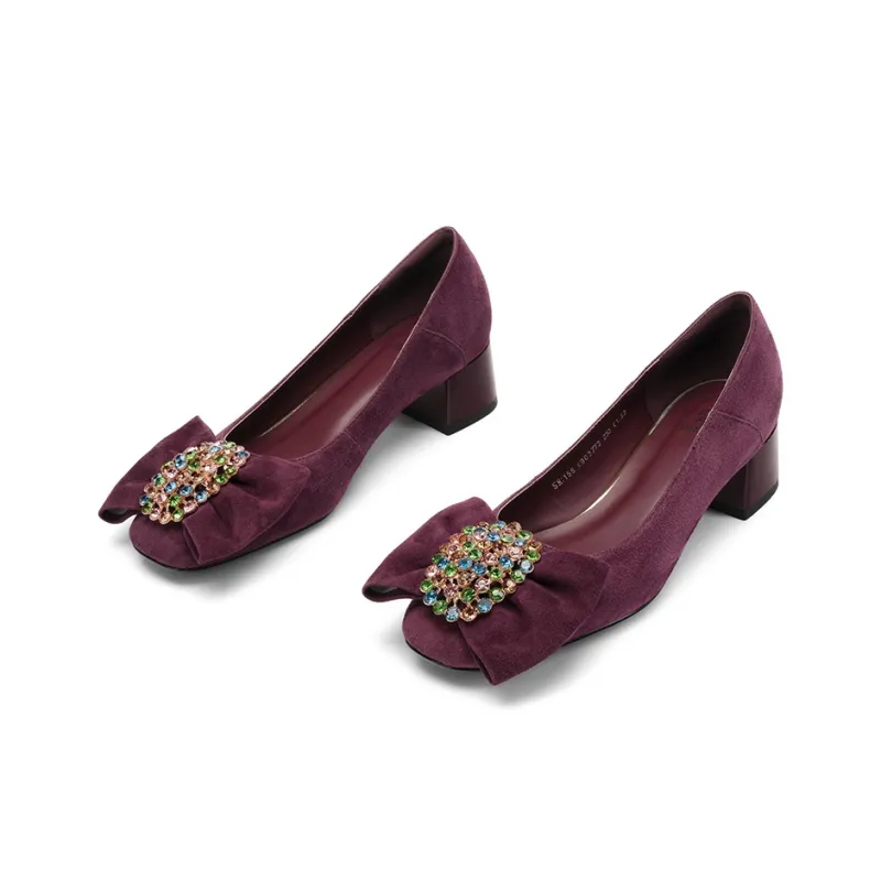 XICUNMINGWU High Heels Women's Purple-23