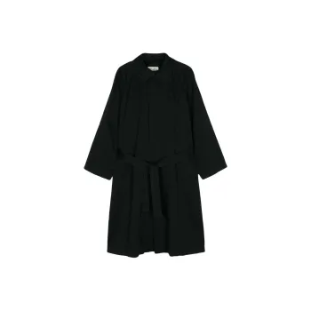 MM6 Maison Margiela Trench Coat Women's Black