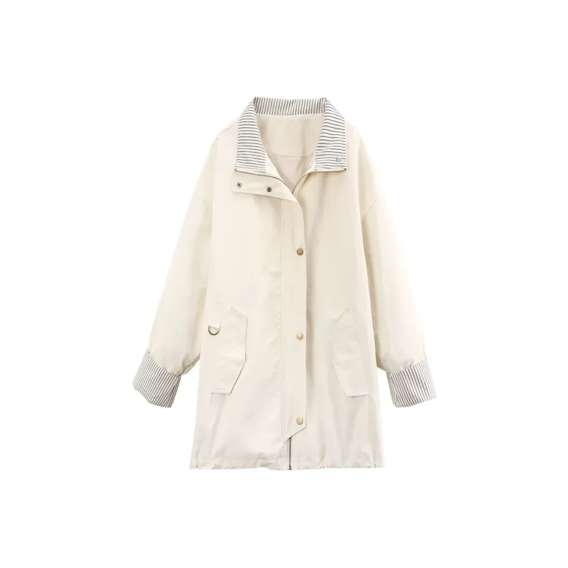 A Paradise For Awakening Trench Coat Women's-0