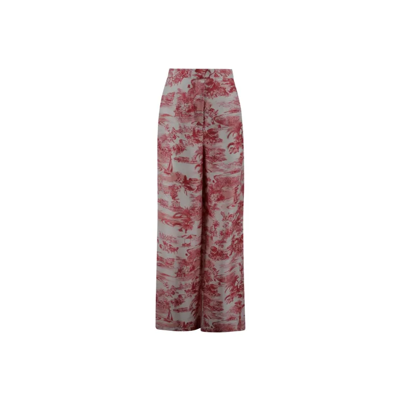 MaxMara Studio Zeus All Over Printed Trousers-0
