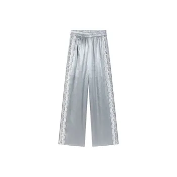 CARIEDO Casual Pants Women's Silver Snow Grass Green