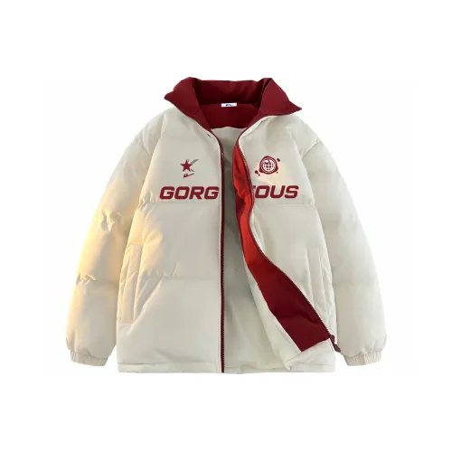 Warrior Ride The Wind And Waves Series Puffer Jacket Unisex