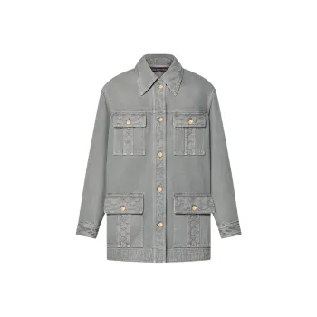 LOUIS VUITTON Flap Pocket Denim Jacket