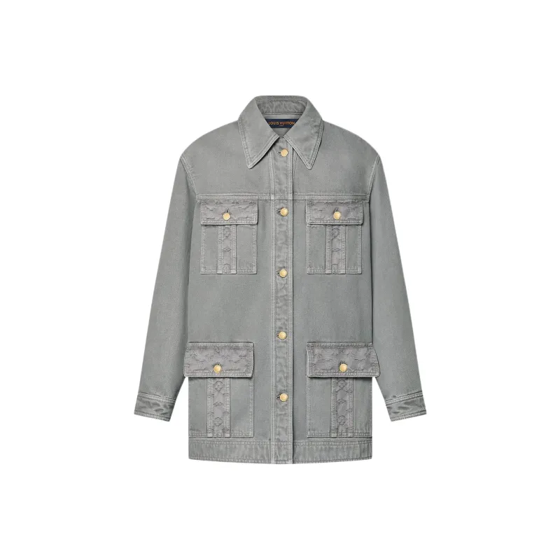 LOUIS VUITTON Flap Pocket Denim Jacket-0
