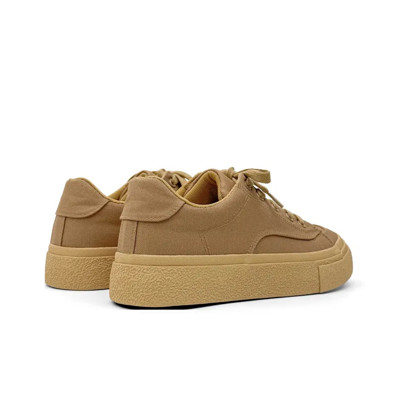 Mengsai Cushioning, Wear Resistant Low Top Skateboard Shoes Men's Camel-5