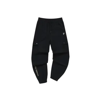FILA FUSION Trending Street Series Casual Pants Women's Pitch Black