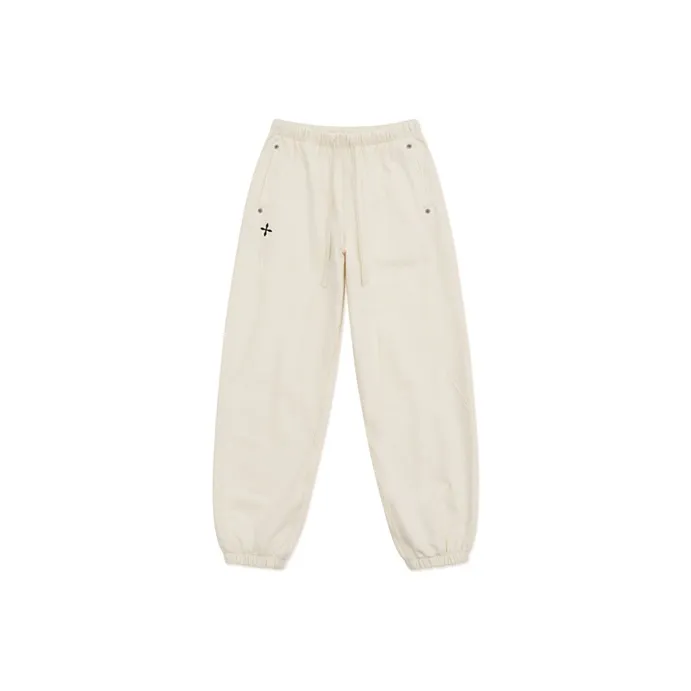 SMFK Casual Pants Unisex Milk White-0