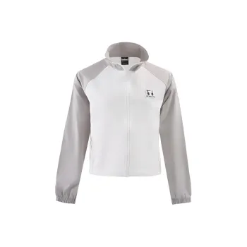 XTEP Sports Life Collection Trench Coat Women's Raw White/Sand Gray