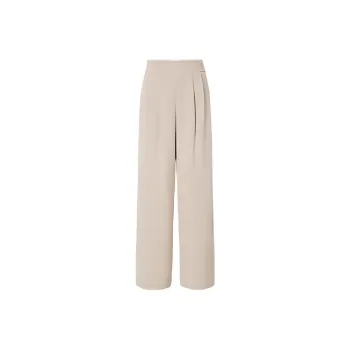Hopeshow Casual Pants Women's Cow Milk Coffee