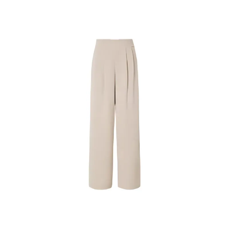Hopeshow Casual Pants Women's Cow Milk Coffee-0