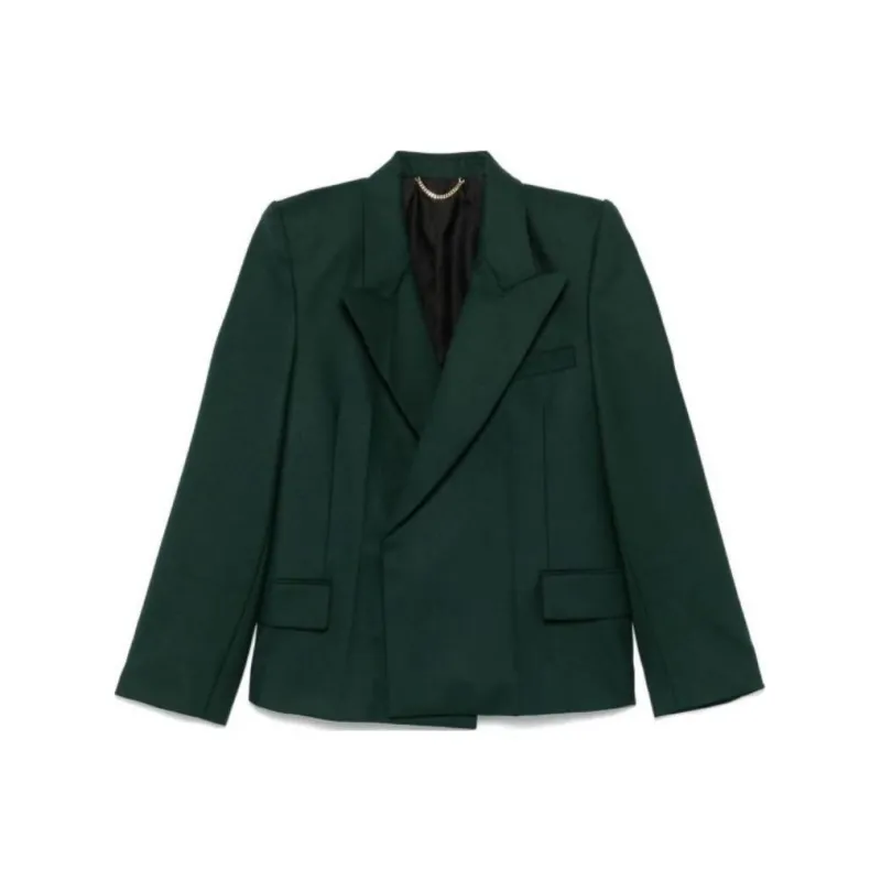 Victoria Beckham Straight Hem Blazer-0