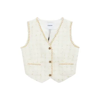 Bebe FW24 Vest Women's Raw White