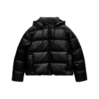 ZARA Puffer Jacket Women's Black