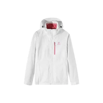 Tectop Windproof And Waterproof Windbreaker Jacket Women's Pure White