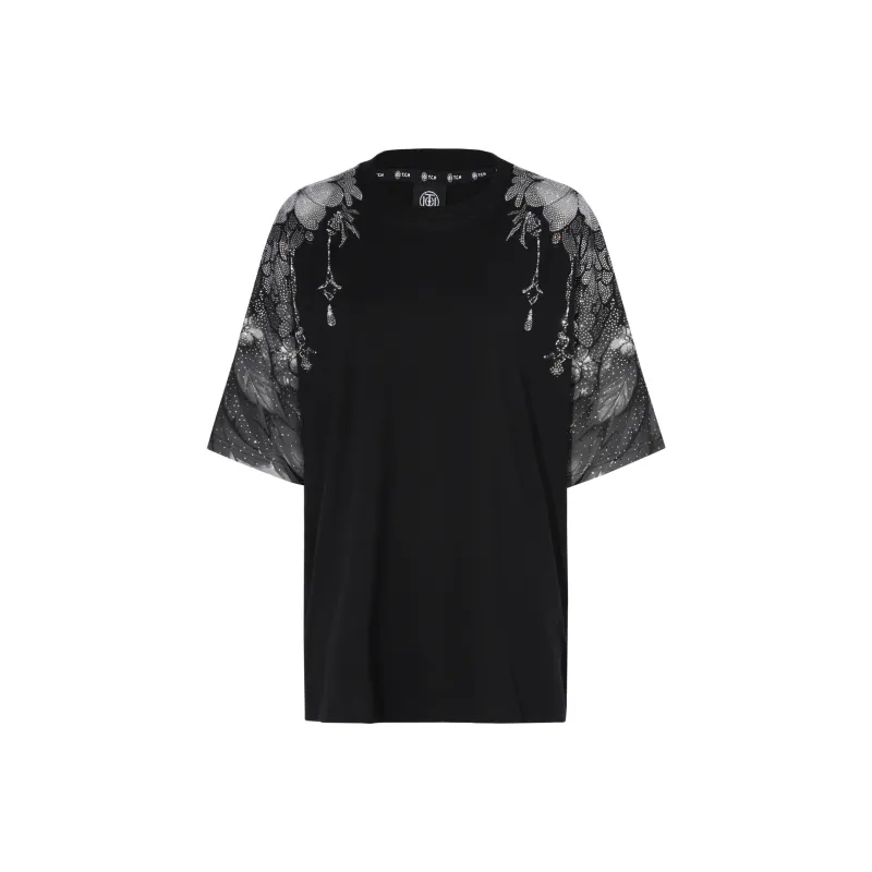TCH T Shirts Women's Black-0