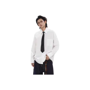 Zomuros Shirts Unisex White Includes Tie