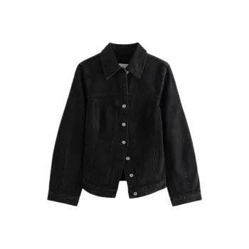 Abercrombie＆Fitch Denim Jacket Women's Black