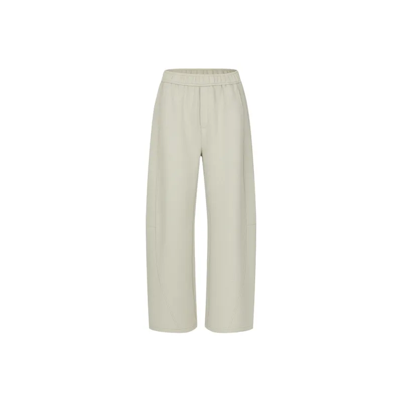 URBAN REVIVO Casual Pants Women's Warm Gray-0