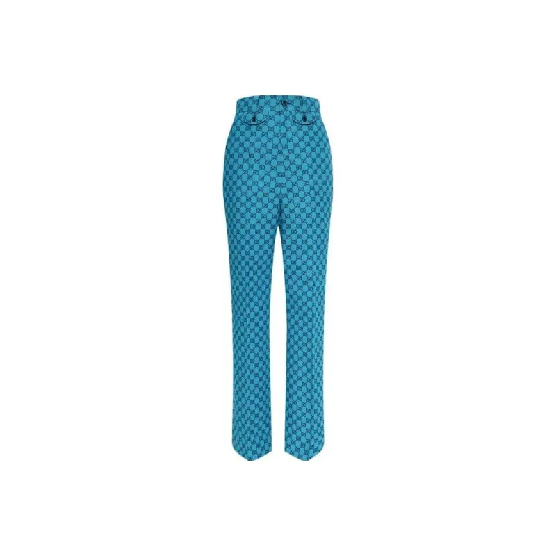 GUCCI Casual Pants Women's Blue-0