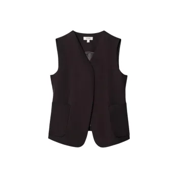 COS Vests Women's Dark Brown