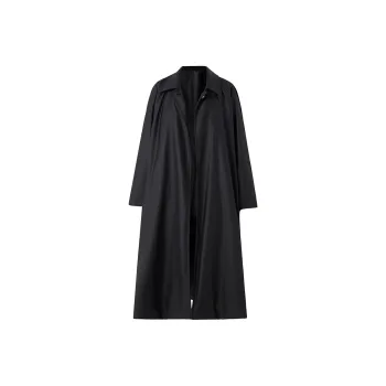 SOON FLOWER Trench Coat Women's Black