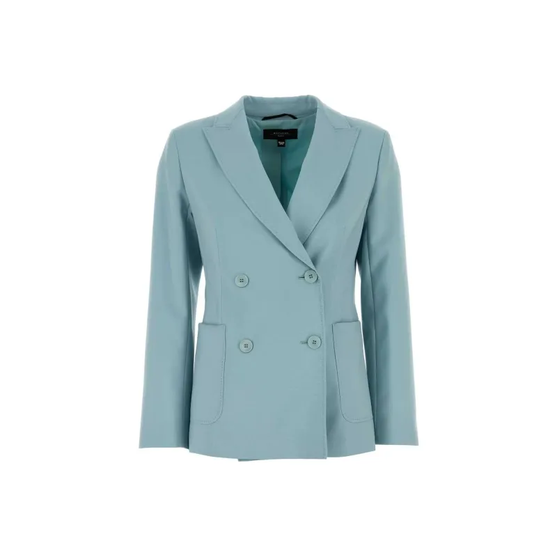 WEEKEND MaxMara Nervoso Double Breasted Tailored Blazer-0