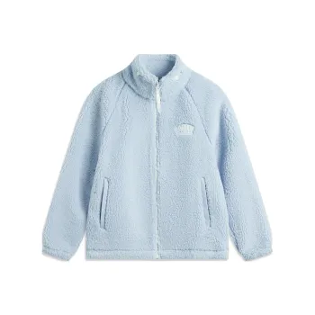 LiNing Sports Life Collection Velvet-feel Coat Women's Cloudy Blue