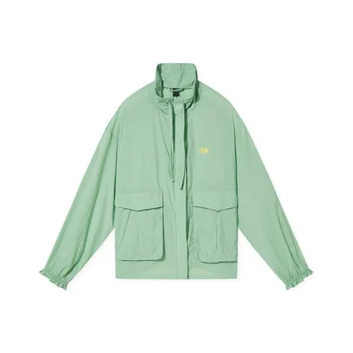 QIAODAN Trench Coat Women's Eau Green
