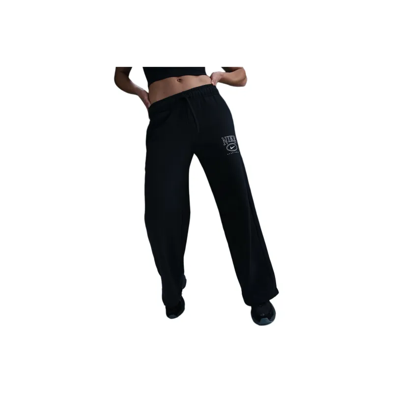 Nike Sportswear Club Fleece Women's Mid Rise Wide Leg Graphic Pants-0