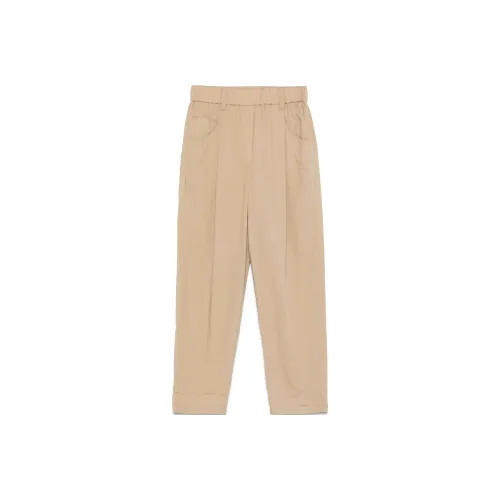 Brunello Cucinelli Embellished Lightweight Poplin Five Pocket Track Trousers