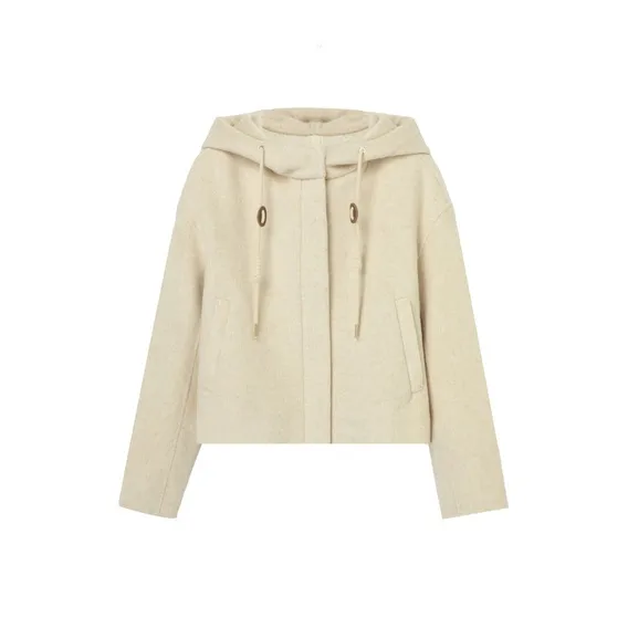 E.land Coats Women's Ivory/white-0
