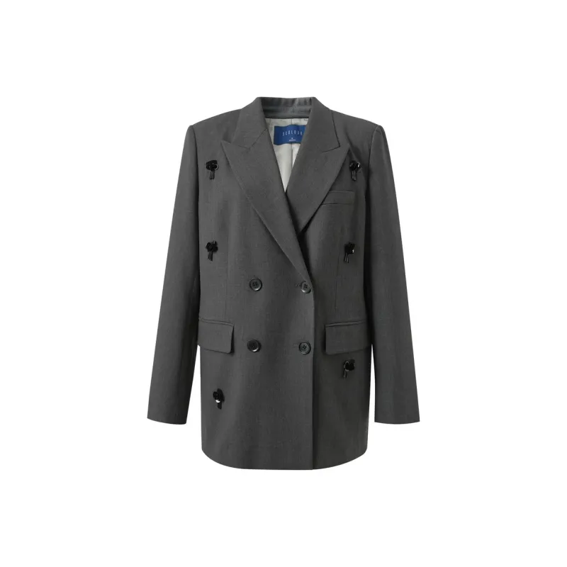 3COLOUR Business Suit Women's Deep Gray-0