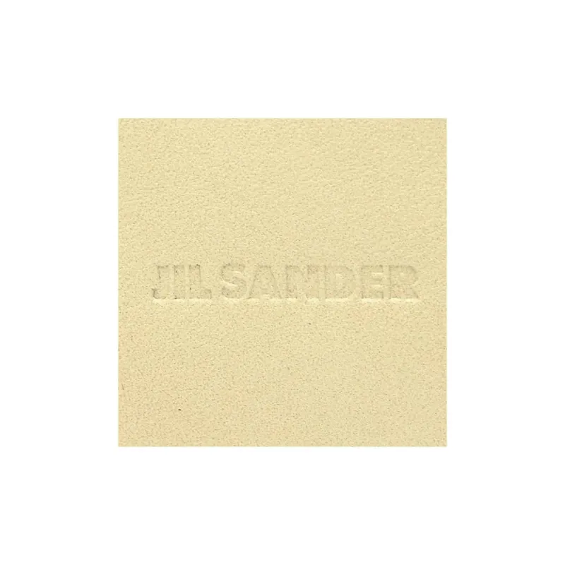 JIL SANDER Leather Shoulder Bag, Crossbody Bag Medium Size Men's Beige-6