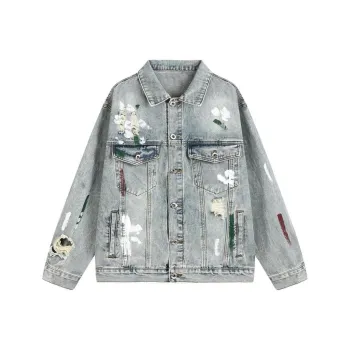 JUFU Denim Jackets Women's Blue