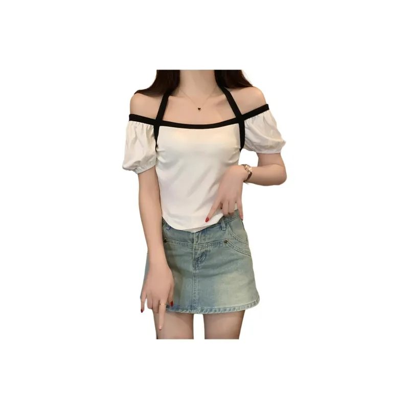 Mu Xiao Xin Set in Sleeve T Shirt Women's-13