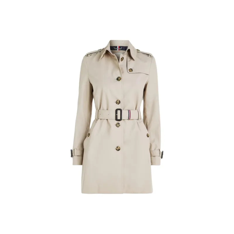 Tommy Hilfiger Trench Coat Women's Beige-0