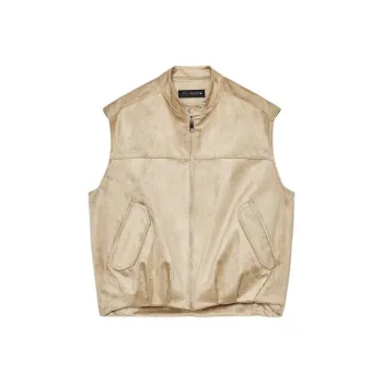 ZARA Vests Women's Tan