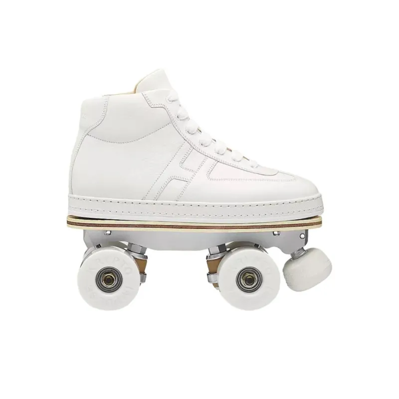 HERMES Savana Dance High Top Skateboard Shoes Women's White-2