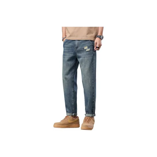 PANDA ADEVIL Jeans Men Vintage Blue