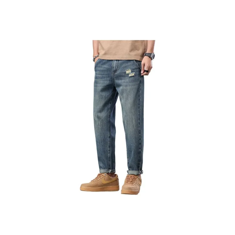 PANDA ADEVIL Jeans Men Vintage Blue-0