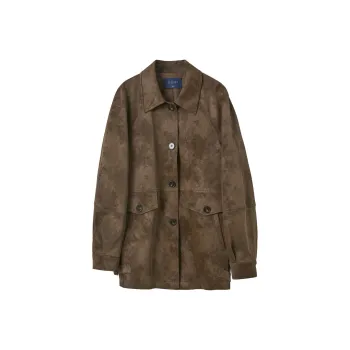 3COLOUR Cropped Coats Women's Coffee