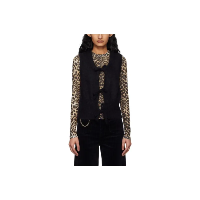 GANNI Vests Women's Black-0