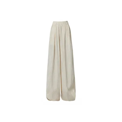 Enhanced Casual Pants Women's Apricot