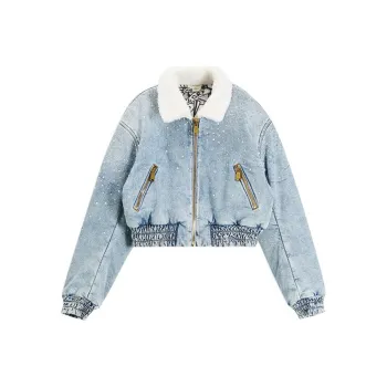 Ed Hardy x BRUNO FW24 Puffer Jacket Women's Indigo