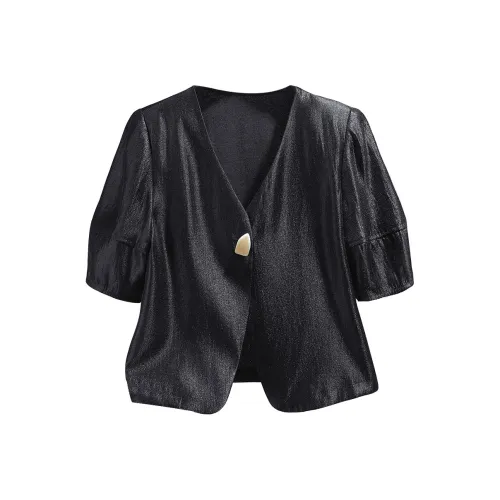 TOUCH Cropped Coat Women's Black