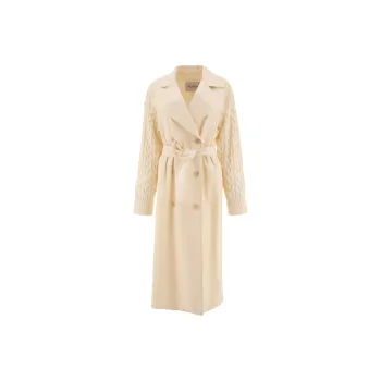 MaxMara Trench Coat Women's White