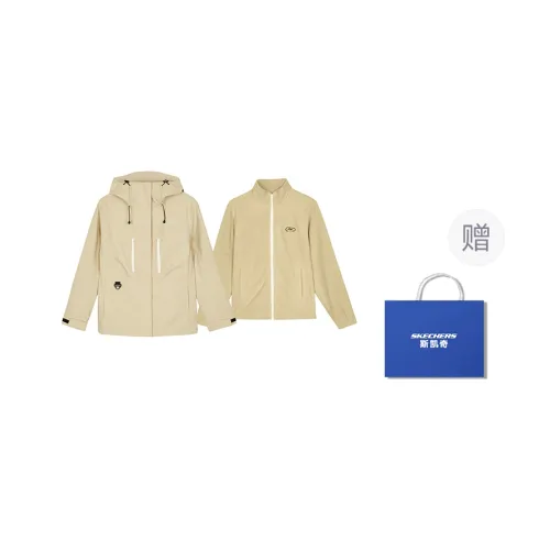 Skechers Waterproof And Windproof To Keep Warm Windbreaker Jacket Women's Irish Cream