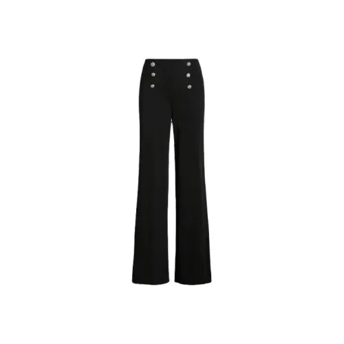 Polo Ralph Lauren Stretch Jersey Wide-Leg Pant Casual Pants Women's Black